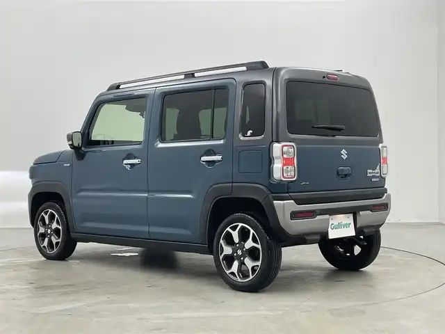 スズキ ハスラー Jスタイル 埼玉県 2021(令3)年 2.1万km デニムブルー ガンメタリック 2トーン 純正９インチナビ　全方位モニター　ビルトインＥＴＣ　セーフティサポート　ミラー型ドラレコ　シートヒーター　純正アルミホイール　スマートキー　プッシュスタート　オートライト　ＬＥＤヘッドライト　地デジ