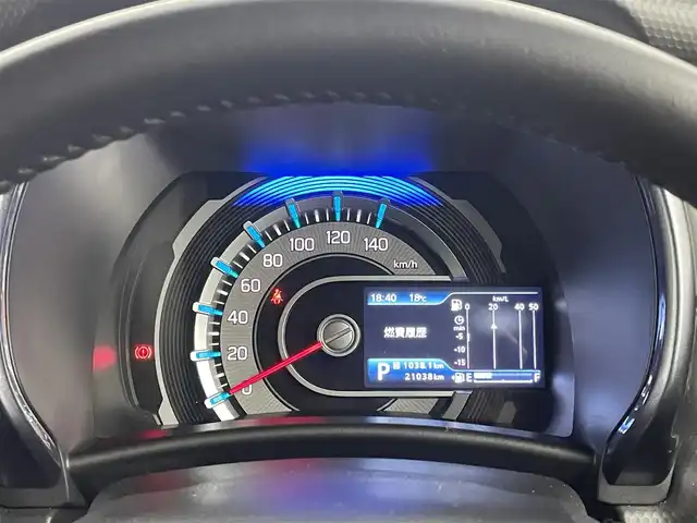 スズキ ハスラー Jスタイル 埼玉県 2021(令3)年 2.1万km デニムブルー ガンメタリック 2トーン 純正９インチナビ　全方位モニター　ビルトインＥＴＣ　セーフティサポート　ミラー型ドラレコ　シートヒーター　純正アルミホイール　スマートキー　プッシュスタート　オートライト　ＬＥＤヘッドライト　地デジ