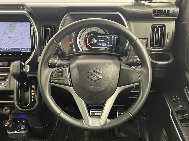 スズキ ハスラー Jスタイル 埼玉県 2021(令3)年 2.1万km デニムブルー ガンメタリック 2トーン 純正９インチナビ　全方位モニター　ビルトインＥＴＣ　セーフティサポート　ミラー型ドラレコ　シートヒーター　純正アルミホイール　スマートキー　プッシュスタート　オートライト　ＬＥＤヘッドライト　地デジ