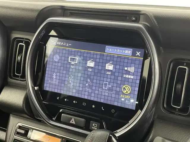 スズキ ハスラー Jスタイル 埼玉県 2021(令3)年 2.1万km デニムブルー ガンメタリック 2トーン 純正９インチナビ　全方位モニター　ビルトインＥＴＣ　セーフティサポート　ミラー型ドラレコ　シートヒーター　純正アルミホイール　スマートキー　プッシュスタート　オートライト　ＬＥＤヘッドライト　地デジ