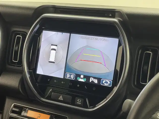 スズキ ハスラー Jスタイル 埼玉県 2021(令3)年 2.1万km デニムブルー ガンメタリック 2トーン 純正９インチナビ　全方位モニター　ビルトインＥＴＣ　セーフティサポート　ミラー型ドラレコ　シートヒーター　純正アルミホイール　スマートキー　プッシュスタート　オートライト　ＬＥＤヘッドライト　地デジ