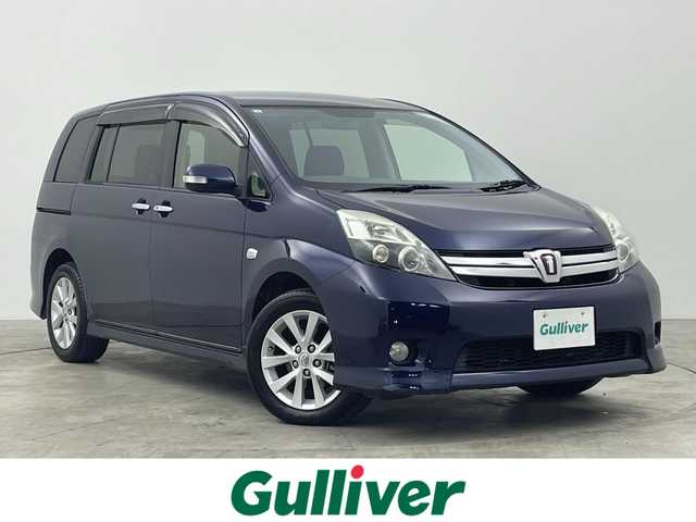 トヨタ アイシス プラタナ Vセレクション 群馬県 2013(平25)年 5.5万km ダークブルーマイカ 純正フリップダウンモニター　純正７インチナビ　両側パワースライドドア　バックカメラ　Ｂｌｕｅｔｏｏｔｈ　フルセグＴＶ　ＥＴＣ　スマートキー　プッシュスタート　純正ＡＷ　キセノンヘッドライト　禁煙車