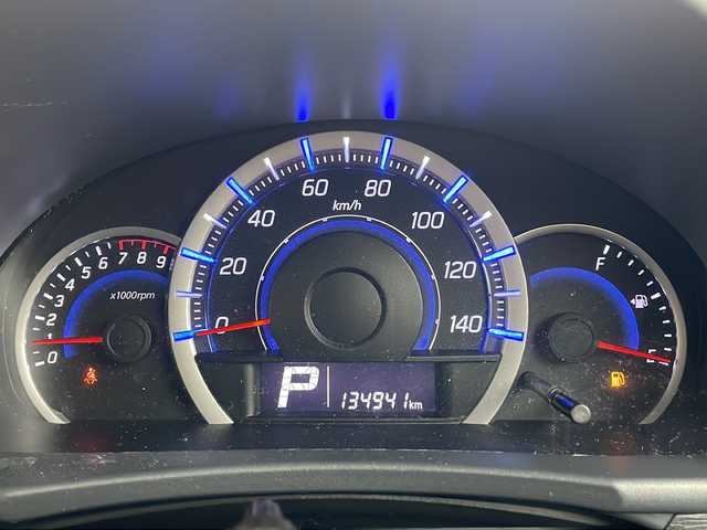 スズキ ワゴンＲ スティングレー X 福島県 2013(平25)年 13.5万km ブルーイッシュブラックパール3 社外ナビ　バックカメラ　ＥＴＣ　地デジＴＶ　スマートキー　ＨＩＤヘッドライト　ＬＥＤフォグランプ　社外フロアマット　アイドリングストップ　リヤガラスフィルム　プッシュスタート　