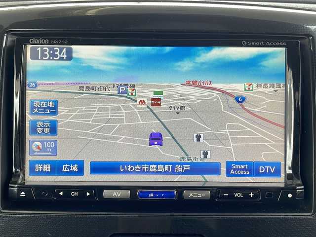 スズキ ワゴンＲ スティングレー X 福島県 2013(平25)年 13.5万km ブルーイッシュブラックパール3 社外ナビ　バックカメラ　ＥＴＣ　地デジＴＶ　スマートキー　ＨＩＤヘッドライト　ＬＥＤフォグランプ　社外フロアマット　アイドリングストップ　リヤガラスフィルム　プッシュスタート　