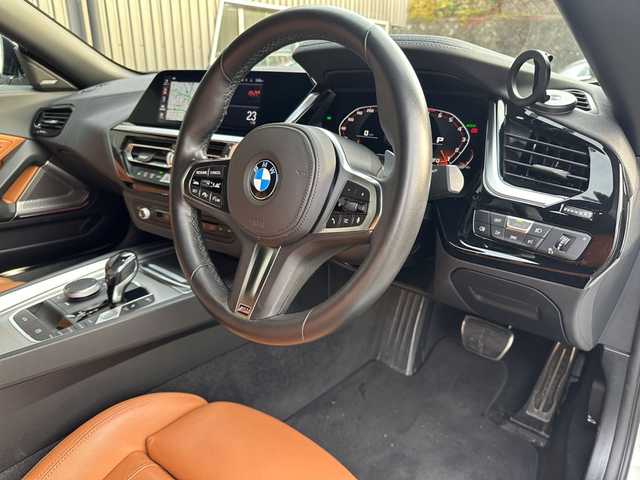 ＢＭＷ Ｚ４ M40i 福島県 2020(令2)年 2.4万km アルピンホワイトⅢ 純正19AW付冬タイヤ積/社外19AW/Harman Kardon/純正ナビ(BT/USB)/バックカメラ/ミラー一体型ETC/パドルシフト/ステアリングスイッチ/アクティブクルーズコントロール/インテリジェントセーフティ/オートホールド/レザーシート/パワーシート/シートヒーター/ワイアレスチャージャー/取扱説明書/保証書/スペアキー