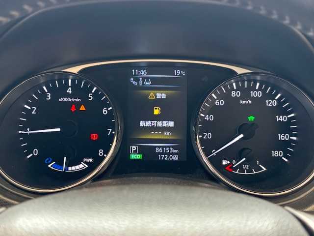 日産 エクストレイル ハイブリッド 20X エマージェンシーブレーキ 埼玉県 2016(平28)年 8.7万km ダイヤモンドブラック エマージェンシーブレーキ/純正ナビ/ CD/USB/フルセグ/アラウンドビューモニター/レザーシート/シートヒーター/パワーバックドア/クルーズコントロール/ETC/スマートキー/禁煙車
