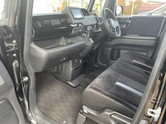 ホンダ Ｎ ＢＯＸ カスタム L 福島県 2022(令4)年 4.9万km クリスタルブラックパール ワンオーナー/社外メモリーナビ/CD/DVD/SD/BT/フルセグTV/社外14インチAW(純正AW＋冬タイヤ積込)/ホンダセンシング/レーダークルーズコントロール/両側パワースライドドア/ステアリングリモコン/シートヒーター/シートバックテーブル/バックカメラ/ドライブレコーダー/オートライト/LEDヘッドライト/フォグライト/プッシュスタート/ドアバイザー/フロアマット