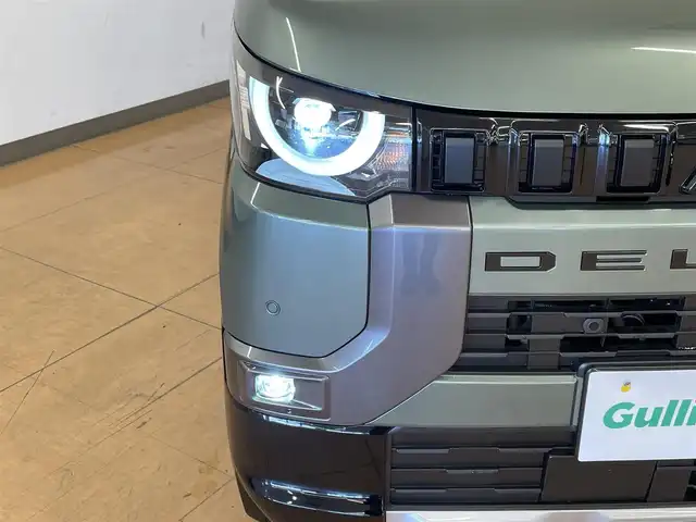 三菱 デリカミニ T 群馬県 2024(令6)年 1.3万km 緑Ⅱ 安全装備/・衝突軽減ブレーキ/・レーンキープアシスト/・ダウンヒルアシスト/・クリアランスソナー/・オートハイビーム/・オートライト/・横滑り防止/社外７インチナビ/・AM/FM/ワンセグTV/・Bluetooth/CD/AUX/バックカメラ/前席シートヒーター/パドルシフト/片側電動スライドドア/ETC/LEDヘッドライト/LEDフォグランプ/純正ドアバイザー/スマートキー/プッシュスタート