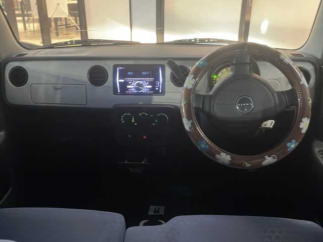 スズキ ラパン G 山形県 2007(平19)年 6.9万km ブルーイッシュブラックパール3 社外オーディオ/（CD/USB/AM/FM）/ドアバイザー/純正ホイールキャップ　スチールホイール/ベンチシート/純正フロアマット/光軸調整/電動ミラー