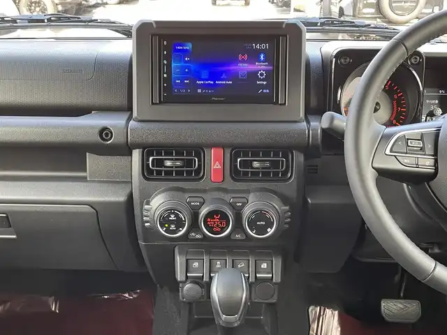 スズキ ジムニー ノマド FC 道北・旭川 2025(令7)年 0.1千km 黒 ワンオーナー/パイオニアディスプレイオーディオ/ビルトインETC2.0/クルーズコントロール/前席シートヒーター/純正フロアマット/純正ドアバイザー/LEDヘッドライト/プッシュスタート/スマートキー