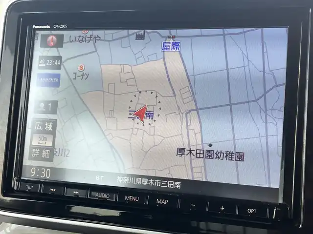 スズキ スペーシア HYBRID X 道南・函館 2021(令3)年 2.2万km シフォンアイボリーM /純正ナビ//フルセグＴＶ//全周囲カメラ//シートヒーター//両側パワースライドドア//ヘッドアップディスプレイ//衝突被害軽減ブレーキ//車線逸脱警報//オートハイビーム//コーナーセンサー//アイドリングストップ
