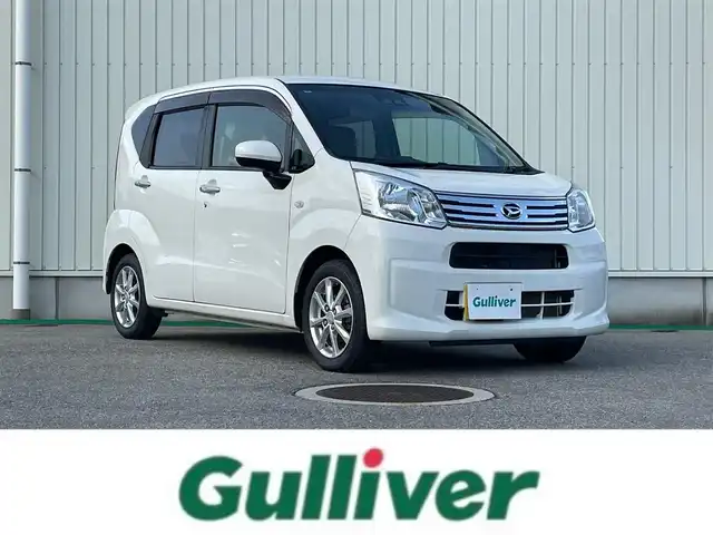 ダイハツ ムーヴ X SAⅢ 富山県 2019(平31)年 5.7万km ホワイト 社外ナビ／/フルセグＴＶ／/ＤＶＤ再生／/バックカメラ／/衝突軽減ブレーキ／/オートマチックハイビーム／/アイドリングストップ／/シートヒーター／/プッシュスタートエンジン／/スマートキー／/オートライト／/純正ＡＷ