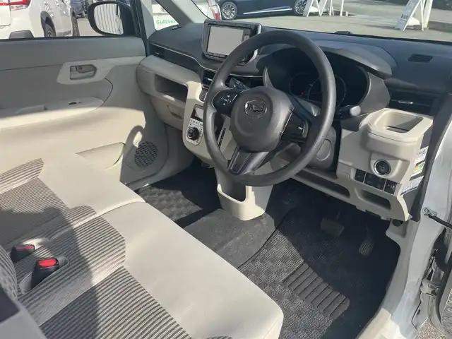 ダイハツ ムーヴ X SAⅢ 富山県 2019(平31)年 5.7万km ホワイト 社外ナビ／/フルセグＴＶ／/ＤＶＤ再生／/バックカメラ／/衝突軽減ブレーキ／/オートマチックハイビーム／/アイドリングストップ／/シートヒーター／/プッシュスタートエンジン／/スマートキー／/オートライト／/純正ＡＷ