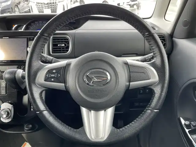 ダイハツ タント カスタム RS トップED SAⅡ 島根県 2016(平28)年 7.2万km パールホワイトⅢ プッシュスタート/社外ナビ【Bluetooth/CD/DVD/フルセグTV/FM/AM】/両側パワースライドドア/スマートキー/AAC/バックカメラ/ETC/ドライブレコーダー/LEDライト/オートライト/ステアリングスイッチ/ハーフレザーシート/ISO FIX/横滑り防止装置/衝突被害軽減システム/Wエアバック