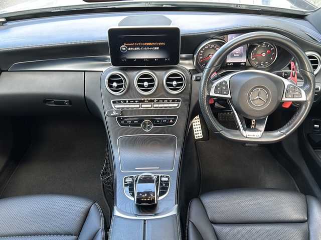 メルセデス・ベンツ Ｃ１８０ アバンギャルド AMGライン 山形県 2015(平27)年 5.4万km イリジウムシルバー 禁煙車/インテリジェントドライブ/ディストロニックプラス/横滑り防止装置/バックカメラ/前後コーナーセンサー/レーンキープアシスト/前方ドライブレコーダー/純正ナビ/（Bluetooth/フルセグ/AM/FM)/ステアリングスイッチ/パドルシフト/レザーシート/前席パワーシート/ビルトインETC/純正フロアマット/HIDヘッドライト/オートライト/スマートキー×２/取扱説明書/記録簿/純正スタッドレスタイヤ積込み）/（225/45/R18)0mm