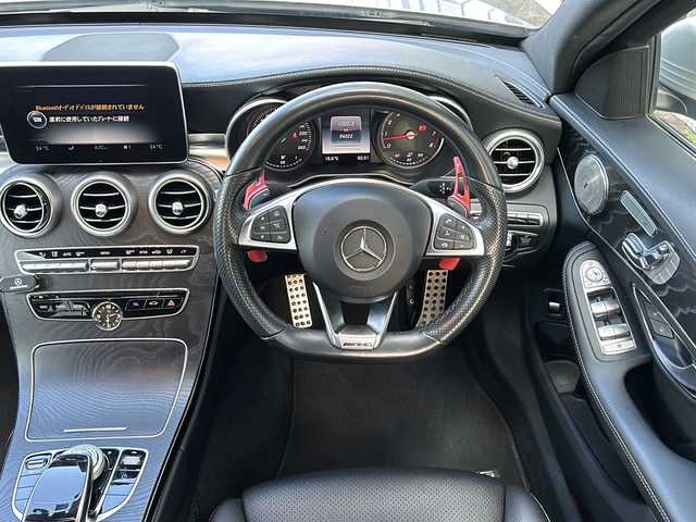 メルセデス・ベンツ Ｃ１８０ アバンギャルド AMGライン 山形県 2015(平27)年 5.4万km イリジウムシルバー 禁煙車/インテリジェントドライブ/ディストロニックプラス/横滑り防止装置/バックカメラ/前後コーナーセンサー/レーンキープアシスト/前方ドライブレコーダー/純正ナビ/（Bluetooth/フルセグ/AM/FM)/ステアリングスイッチ/パドルシフト/レザーシート/前席パワーシート/ビルトインETC/純正フロアマット/HIDヘッドライト/オートライト/スマートキー×２/取扱説明書/記録簿/純正スタッドレスタイヤ積込み）/（225/45/R18)0mm