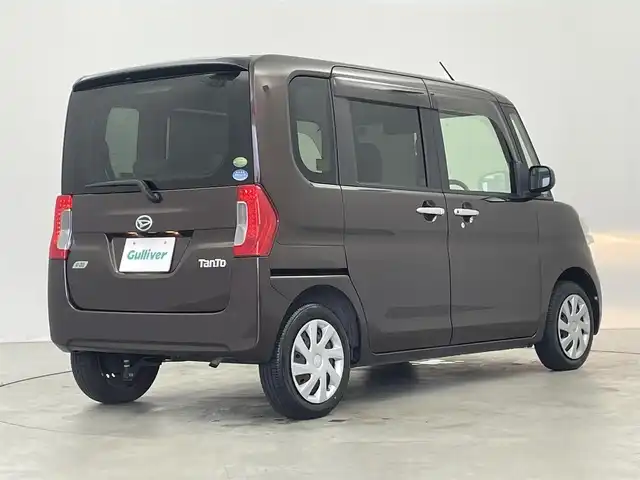 ダイハツ タント X ターボ スマートセレSA&SN 埼玉県 2014(平26)年 3.8万km プラムブラウンクリスタルマイカ ・純正SDナビ(QY1032DA)/　ワンセグ/　DVD/CD再生/　SD再生録音/　Bluetooth/　バックカメラ/・USBポート/・HDMIポート/・ステアリングスイッチ/・衝突軽減/・横滑り防止機能/・両側電動スライドドア/・ETC/・ドラレコ/・純正マット/・純正バイザー/・ISOFIX/・保証書/取説