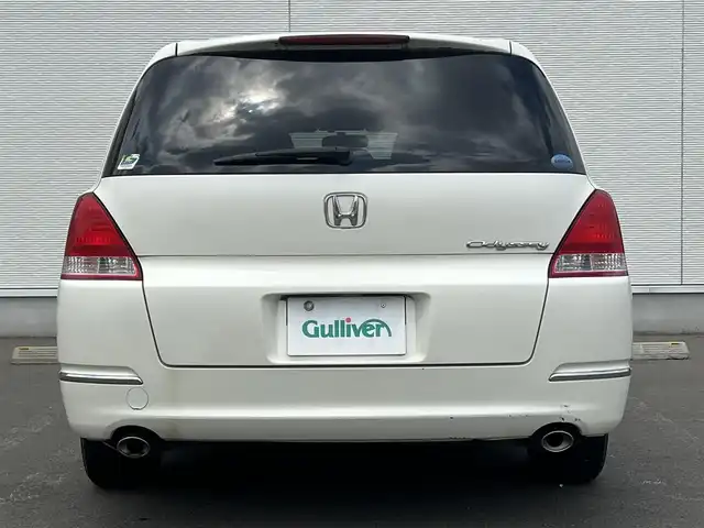 ホンダ オデッセイ M 秋田県 2006(平18)年 17.9万km プレミアムホワイトパール 社外ナビ/リモコンキー/純正アルミ/ETC/純正フロアマット/アイドリングストップ/MTモード付AT/オートエアコン/パワーウィンドウ/パワーステアリング/盗難防止装置/電動格納ミラー/保証書/取扱説明書/記録簿