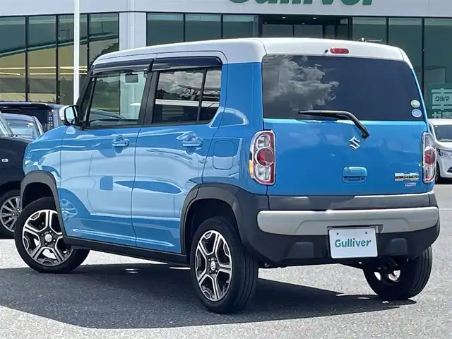 スズキ ハスラー X 島根県 2018(平30)年 6.3万km サマーブルーM 登録時走行距離　62497km/社外ナビ（AVIC-RLS901）/（AM/FM/Bluetooth/DVD/CD）/アイドリングストップ/ETC/全周囲カメラ/純正フロアマット/シートヒーター/社外15インチアルミ/ドアバイザー/衝突軽減ブレーキ/横滑り防止装置/前後ドライブレコーダー/レーンアシスト/オートライト
