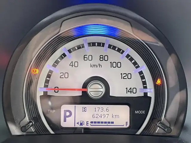 スズキ ハスラー X 島根県 2018(平30)年 6.3万km サマーブルーM 登録時走行距離　62497km/社外ナビ（AVIC-RLS901）/（AM/FM/Bluetooth/DVD/CD）/アイドリングストップ/ETC/全周囲カメラ/純正フロアマット/シートヒーター/社外15インチアルミ/ドアバイザー/衝突軽減ブレーキ/横滑り防止装置/前後ドライブレコーダー/レーンアシスト/オートライト
