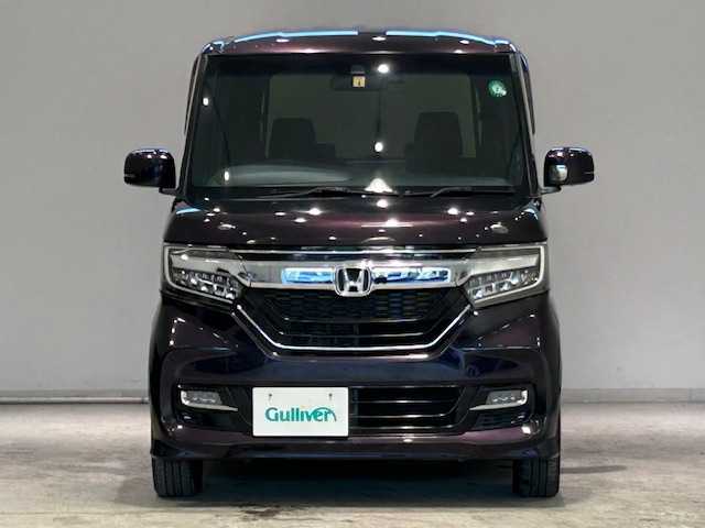 ホンダ Ｎ ＢＯＸ カスタム G L ホンダセンシング 宮城県 2018(平30)年 2.9万km プレミアムベルベットパープル・パール ホンダセンシング/・衝突軽減ブレーキ/・誤発進抑制機能/・歩行者事故低減ステアリング/・路外逸脱抑制機能/・先行車発進お知らせ機能/・標識認識機能/・オートハイビーム/・アダプティブクルーズコントロール/社外ナビ/・Bluetooth/フルセグTV/ビルドインETC/USB/バックカメラ/ECO/レーンキープアシスト/コーナーセンサー後/サンシェード/ドライブレコーダー/革巻きステアリング/・ステアリングスイッチ/プッシュスタート/オートライト/LEDヘッドライト/ドアバイザー/純正14インチアルミホイール