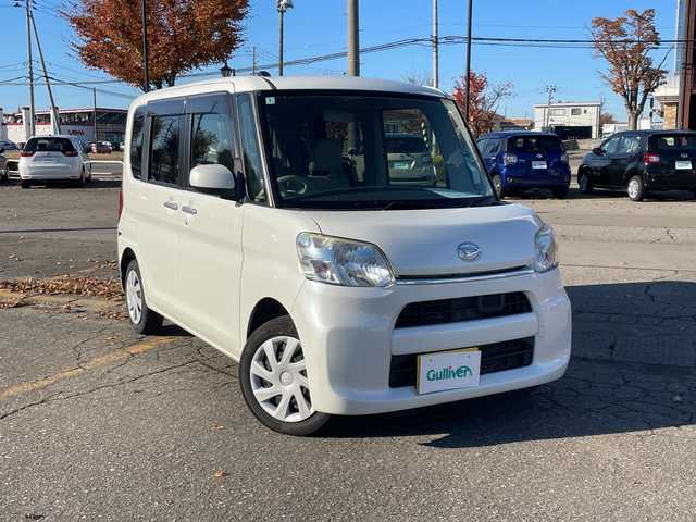 ダイハツ タント L SA 新潟県 2014(平26)年 10.5万km パールホワイトⅢ スマートアシスト/ナビ/Bluetooth/フルセグ