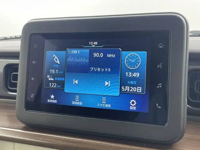 スズキ ラパン ＬＣ X 福井県 2023(令5)年 1.1万km トラッドカーキメタリック/ソフトベージュ 2トーン ワンオーナー/ディスプレイオーディオ/【AM/FM/Bluetooth/USB】/バックカメラ/ETC/スズキセーフティサポート/・衝突軽減ブレーキ/・車線逸脱警報機能/オートライト/LEDヘッドライド/プッシュスタート/スマートキー/スペアキー/純正フロアマット/純正ドアバイザー