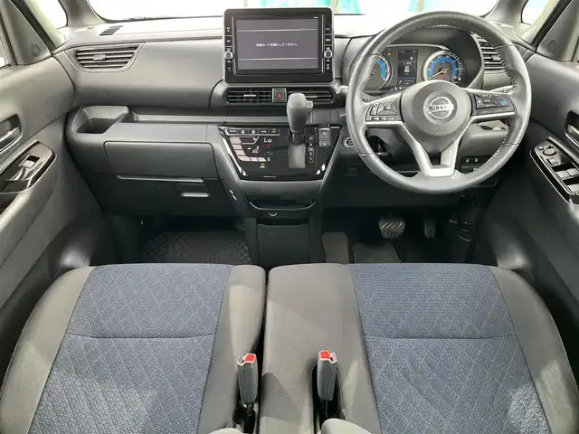 日産 ルークス HWS Gターボ プロパイロットED 奈良県 2020(令2)年 4万km チタニウムグレーM/シルキーホワイト 純正9インチナビ（MM320D-L）/（フルセグ/BT/CD/DVD)/プロパイロット/アラウンドビューモニター/レーダークルーズコントロール/衝突軽減システム/レーンキープアシスト/前後コーナーセンサー/両側パワースライドドア/後席サンシェード/ETC/純正15インチAW/保証書/取り扱い説明書