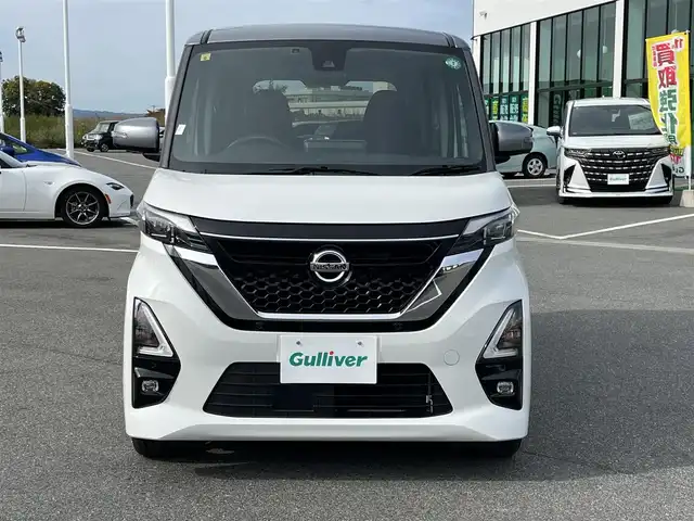 日産 ルークス HWS Gターボ プロパイロットED 奈良県 2020(令2)年 4万km チタニウムグレーM/シルキーホワイト 純正9インチナビ（MM320D-L）/（フルセグ/BT/CD/DVD)/プロパイロット/アラウンドビューモニター/レーダークルーズコントロール/衝突軽減システム/レーンキープアシスト/前後コーナーセンサー/両側パワースライドドア/後席サンシェード/ETC/純正15インチAW/保証書/取り扱い説明書
