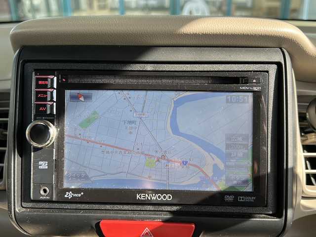 ホンダ Ｎ ＢＯＸ G 愛知県 2013(平25)年 9.8万km クールミストメタリック 登録時走行距離97770キロ/社外７インチナビ/(ワンセグTV/USB/AUX/AMFMラジオ)/社外ETC/ドアバイザー/プッシュスタート/スマートキー/スペアキー/両側スライドドア/横滑り防止装置/盗難防止装置/取扱説明書/保証書