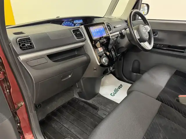 ダイハツ タント カスタム RS SA 群馬県 2013(平25)年 3.5万km ファイアークォーツレッドM 安全装備/・衝突軽減ブレーキ/・オートライト/・横滑り防止/社外７インチワイドナビ/・AM/FM/フルセグTV/・Bluetooth/SD/・CD/DVD/MSV/両側電動スライドドア/LEDヘッドライト/フォグランプ/ドライブレコーダー/ETC/純正ドアバイザー/純正フロアマット/純正15インチアルミホイール/スマートキー/プッシュスタート