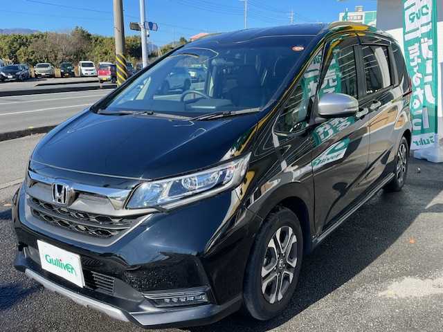 ホンダ フリード クロスター ホンダセンシング 神奈川県 2022(令4)年 4万km クリスタルブラックパール ワンオーナー/純正メモリナビ/フルセグテレビ/バックカメラ/ウィンカーミラー/クルーズコントロール/スマートキー/プッシュスタート/両側パワースライドドア/ETC/純正フロアマット