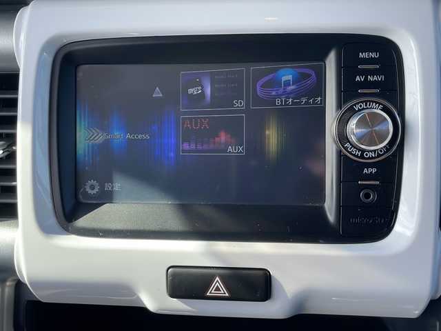 スズキ ハスラー X 新潟県 2014(平26)年 6.8万km フェニックスレッドパール/ブルーイッシュブラックパール ＊バックカメラ/＊純正ナビ/＊Bluetoothオーディオ/＊純正アルミホイール/＊キセノンライト/＊オートライト/＊盗難防止装置/＊横滑り防止装置/＊パワーウインドウ/＊パワーステアリング/＊運転席シートヒーター/＊ドアバイザー/＊純正フロアマット