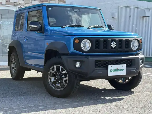 スズキ ジムニー シエラ JC 徳島県 2020(令2)年 3.5万km ブリスクブルーM ワンオーナー車　/スズキセーフティサポート　/社外オーディオ　/純正１５インチアルミホイール/ＬＥＤヘッドライト　/ドライブレコーダー　/ＥＴＣ　/プッシュスタート　/スマートキー　/レーダークルーズコントロール　/カーテンエアバック　/フロアマット