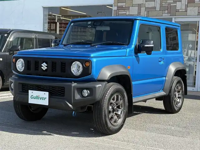 スズキ ジムニー シエラ JC 徳島県 2020(令2)年 3.5万km ブリスクブルーM ワンオーナー車　/スズキセーフティサポート　/社外オーディオ　/純正１５インチアルミホイール/ＬＥＤヘッドライト　/ドライブレコーダー　/ＥＴＣ　/プッシュスタート　/スマートキー　/レーダークルーズコントロール　/カーテンエアバック　/フロアマット