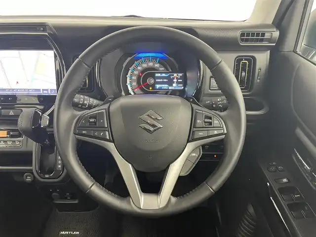 スズキ ハスラー HYBRID X ターボ 埼玉県 2024(令6)年 0.3万km オフブルーメタリック/ソフトベージュメタリック 純正9インチナビ/ CD DVD 地デジTV Bluetooth/全方位モニター/スズキデュアルブレーキサポート/アダプティブクルーズコントロール/レーンキープアシスト/誤発進抑制機能/先行車発進お知らせ機能/標識認識機能/ドライブレコーダー/シートヒーター /パドルシフト/LEDオートライト/ETC2.0