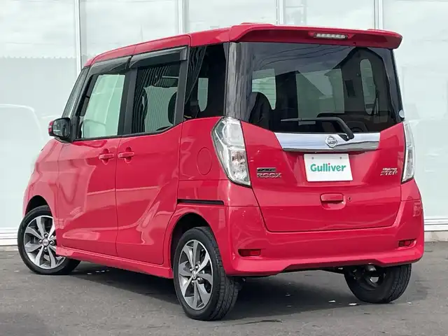 日産 デイズ ルークス ハイウェイスターターボ 神奈川県 2015(平27)年 5.3万km アゼリアピンク 純正ナビ/Bluetooth/CD/DVD/フルセグ/ETC/ドライブレコーダー前後/全周囲カメラ/両側パワースライドドア/純正フロアマット/純正アルミホイール/サーキュレーター/エマージェンシーブレーキ/後席サンシェード/ドアバイザー/オートライト