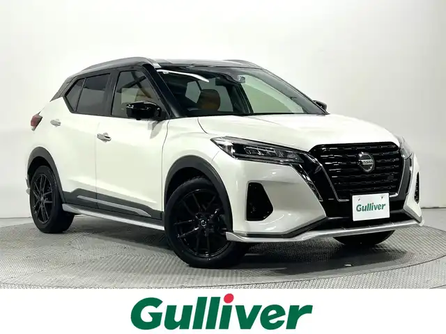 日産 キックス X ツートーンインテリアED 大阪府 2021(令3)年 3万km ブリリアントホワイトパール/ピュアブラック 2トーン シルバースタイルＰＫＧ　純正ＯＰ１７ｉｎｃＡＷ　プロパイロット　Ｆ／Ｓ／Ｒプロテクター　純正９ｉｎｃナビＴＶ　３６０カメラ　レーダクルコン　コーナーセンサー　レーンアシスト　ＬＥＤライト