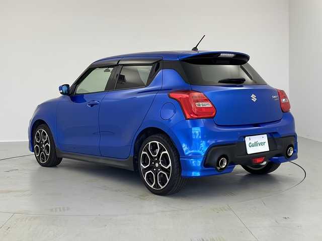 スズキ スイフト スポーツ セーフティPKG 茨城県 2021(令3)年 4.4万km スピーディーブルーM 純正ディスプレイオーディオ　ＥＴＣ　前後ドラレコ　ＬＥＤライト　オートライト　ステアリングスイッチ　追従クルコン　シートヒーター　パーキングアシスト　横滑り防止装置　レーンキープアシスト　スマートキー
