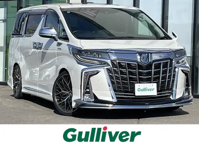 トヨタ アルファードハイブリット SR Cパッケージ 道南・函館 2020(令2)年 3.7万km ホワイトパールクリスタルシャイン /純正ナビ//フルセグTV//モデリスタエアロ//サンルーフ//フリップダウンモニター//ドライブレコーダー//パワーバックドア//バックカメラ//シートヒーター//ベンチレーション//レーダークルーズコントロール//レーンキープアシスト//ETC
