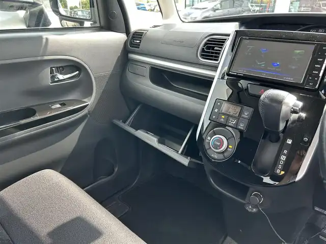ダイハツ タント カスタム RS 栃木県 2015(平27)年 6.8万km ブラックマイカメタリック 社外メモリナビ/フルセグTV/DVD/Bluetooth/バックカメラ/ETC/両側パワースライドドア/前後ドライブレコーダー/LEDオートライト/TEINサスペンション(純正積込)/GPSレーダー/スマートキー×2/プッシュスタート/アイドリングストップ/ステアリングリモコン/横滑り防止装置/純正15インチAW/サイドエアバッグ