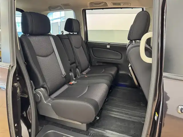 日産 セレナ ハイウェイS G Sハイブリッド 群馬県 2013(平25)年 4.4万km オーロラモーヴ 純正SDナビ/　　フルセグ/Bluetooth/    CD/DVD/バックカメラ/両側パワースライドドア/アルパイン10.2インチフリップダウンモニター/クルーズコントロール/オートライト/フォグランプ/本革巻きステアリング/純正フロアマット/純正16AW/プッシュスタート/スマートキー2本/ビルドインETC