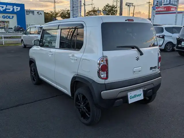 スズキ ハスラー G 福井県 2018(平30)年 7.4万km ピュアホワイトP 社外SDナビTV/(フルセグTV/Bluetooth/CD/DVD)/バックモニター/4WD/衝突軽減被害/アイドリングストップ/ダウンヒルアシストコントロール/グリップコントロール/ベンチシート/前席シートヒーター/純正フロアマット/AAC/BALMNUM製AW/ETC/キセノンヘッドライト/スマートキー