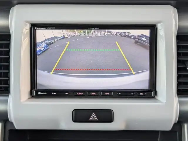 スズキ ハスラー G 福井県 2018(平30)年 7.4万km ピュアホワイトP 社外SDナビTV/(フルセグTV/Bluetooth/CD/DVD)/バックモニター/4WD/衝突軽減被害/アイドリングストップ/ダウンヒルアシストコントロール/グリップコントロール/ベンチシート/前席シートヒーター/純正フロアマット/AAC/BALMNUM製AW/ETC/キセノンヘッドライト/スマートキー