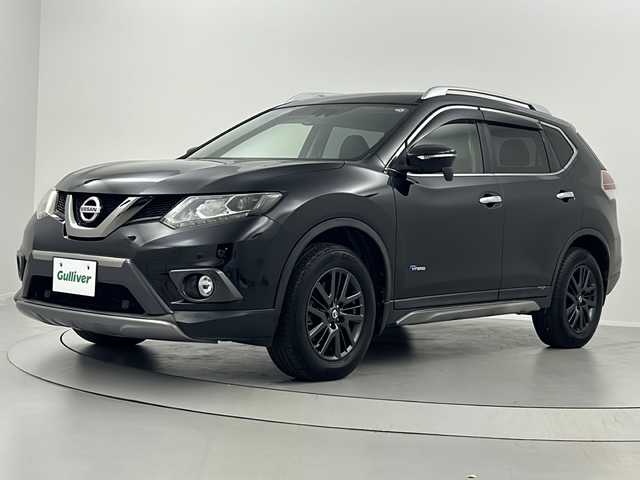 日産 エクストレイル ハイブリッド 20X ブラック エクストリーマーX ブレーキ 福島県 2016(平28)年 5.9万km ダイヤモンドブラック /禁煙車　//４ＷＤ　//純正８インチナビ(CD.DVD.BT.TV.AM.FM)　//衝突被害軽減ブレーキ　//電動リアゲート　//ドライブレコーダー　//前後コーナーセンサー　//シートヒーター(D/N)//バックカメラ　//ドライブレコーダー(前のみ)　//ＥＴＣ　//ＬＥＤヘッドライト//ダウンヒルアシストコントロール//ナビ取扱説明書//ETC取扱説明書