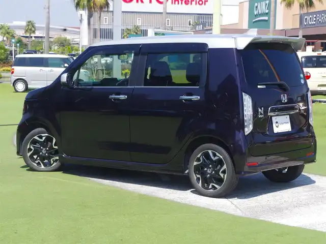 ホンダ Ｎ ＷＧＮ カスタム Lターボ ホンダS 福島県 2020(令2)年 2.4万km プレミアムベルベットパープル・パール ホンダセンシング/・衝突軽減ブレーキ（CMBS）/・車線維持支援システム（LKAS）/・アダプティブクルーズコントロール（ACC）/・後方誤発進抑制機能/・誤発進抑制機能/純正メモリーナビ/地デジTV/【DVD/CD再生機能　Bluetooth接続】/バックカメラ/ドライブレコーダー（前後撮影）/革巻きステアリング/ステアリングスイッチ/パドルシフト/ハーフレザーシート/ETC/LEDヘッドライト/フォグライト/ウインカーミラー/リアコーナーセンサー/純正15インチアルミホイル/サイド/カーテンエアバッグ/Honda スマートキー