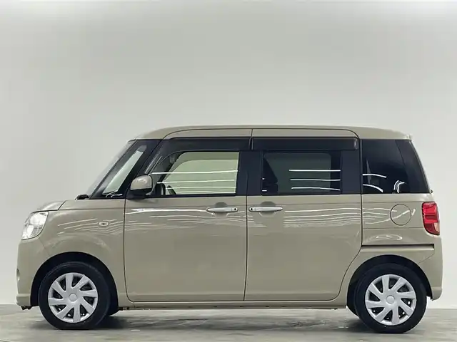 ダイハツ ムーヴ キャンバス X SA Ⅲ 埼玉県 2020(令2)年 6.1万km ナチュラルベージュマイカM 禁煙車　純正ナビ　両側パワースライドドア　シートヒーター　バックカメラ　CD　DVD　BT　TV　コーナーセンサー　レーンアシスト　衝突被害軽減　オートハイビーム　スペアキー