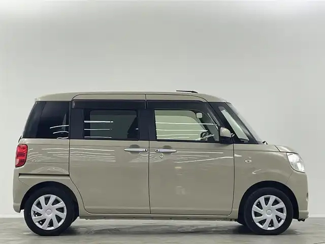 ダイハツ ムーヴ キャンバス X SA Ⅲ 埼玉県 2020(令2)年 6.1万km ナチュラルベージュマイカM 禁煙車　純正ナビ　両側パワースライドドア　シートヒーター　バックカメラ　CD　DVD　BT　TV　コーナーセンサー　レーンアシスト　衝突被害軽減　オートハイビーム　スペアキー