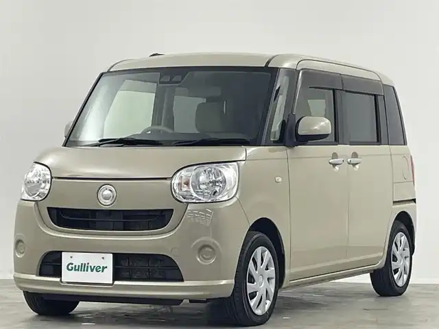 ダイハツ ムーヴ キャンバス X SA Ⅲ 埼玉県 2020(令2)年 6.1万km ナチュラルベージュマイカM 禁煙車　純正ナビ　両側パワースライドドア　シートヒーター　バックカメラ　CD　DVD　BT　TV　コーナーセンサー　レーンアシスト　衝突被害軽減　オートハイビーム　スペアキー