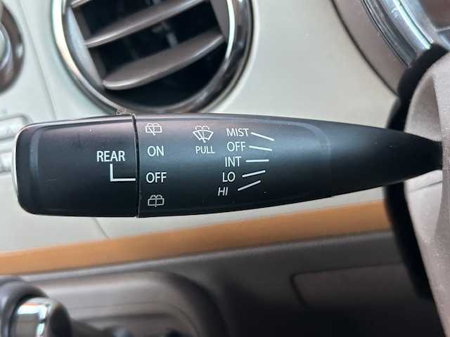 スズキ ラパン ショコラ X 宮城県 2014(平26)年 4.9万km シャンパンピンクPM 登録時走行距離４８２５２ｋｍ/プッシュスタート/アイドリングストップ/オートライト/スマートキー/ショコラ専用シート/純正フロアマット/ベンチシート/純正オーディオ/CD/AM/FM/LEDヘッドライト/ドアバイザー/純正アルミホイール/Wミラー/運転席シガーソケット/ABS/横滑り防止装置/オートライト